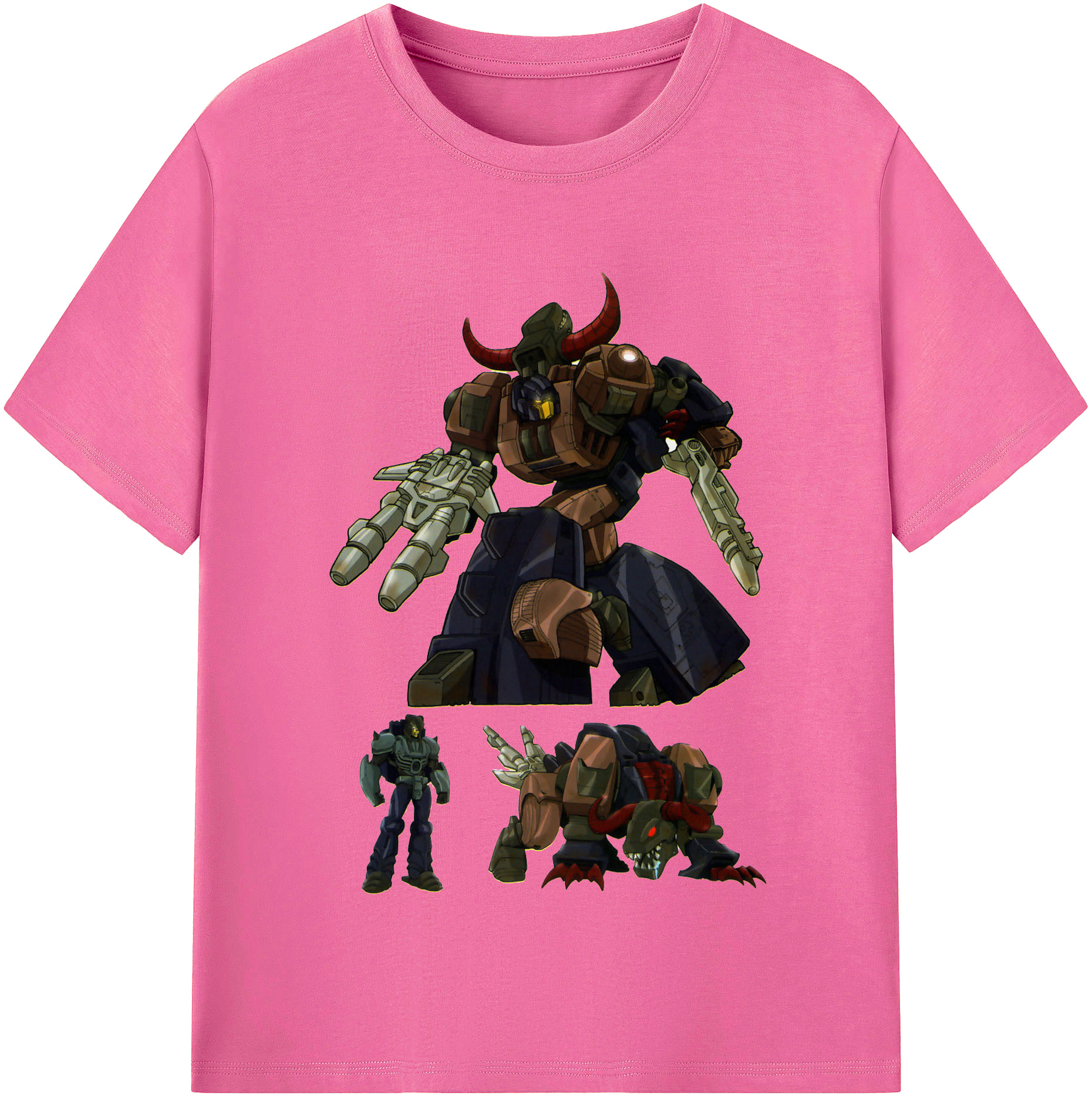 （画像用）  レディースカジュアルプリントTシャツ（綿100％）